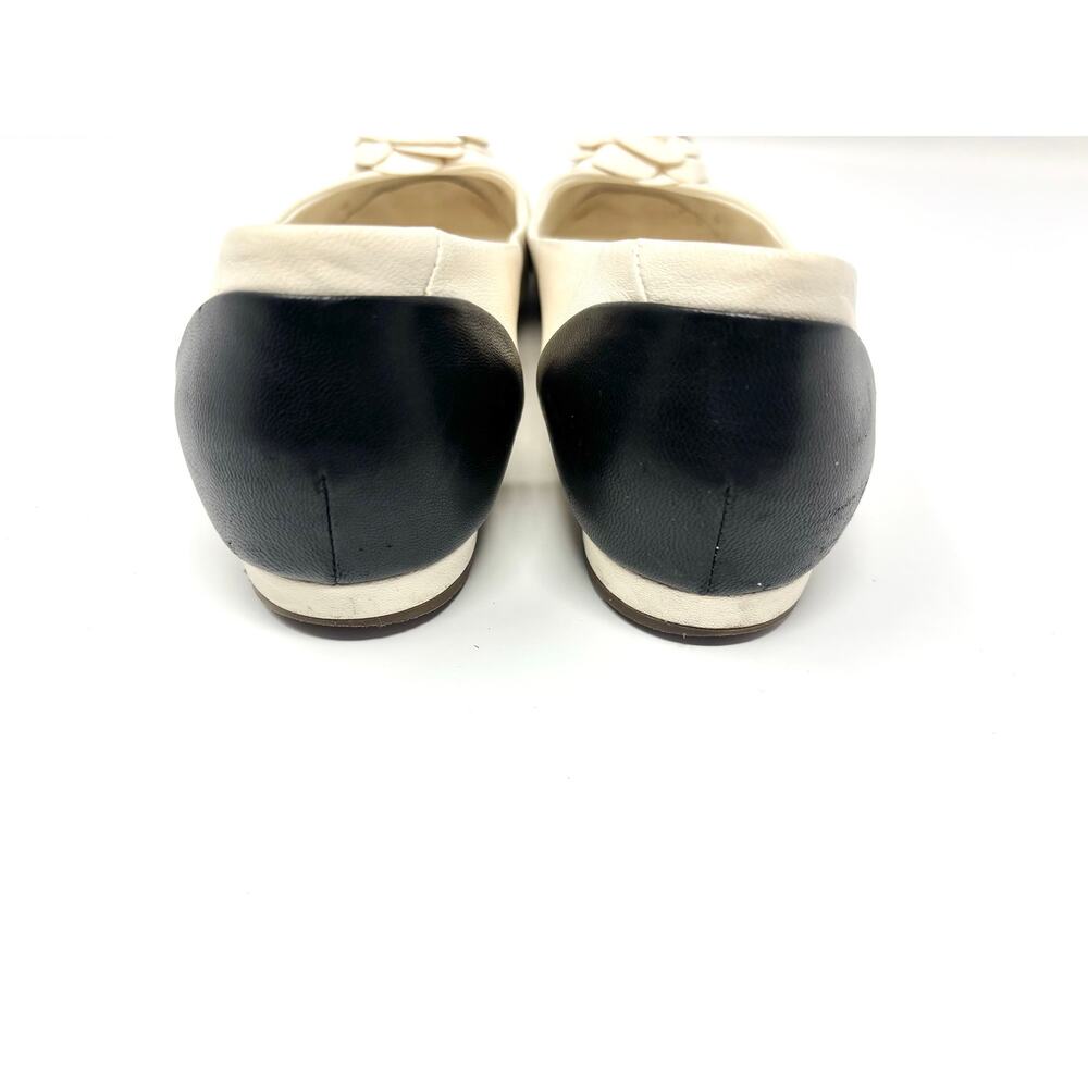 Chanel CC Camellia Flower Leather Ballet Flats EU 39 - Picture 7 of 9